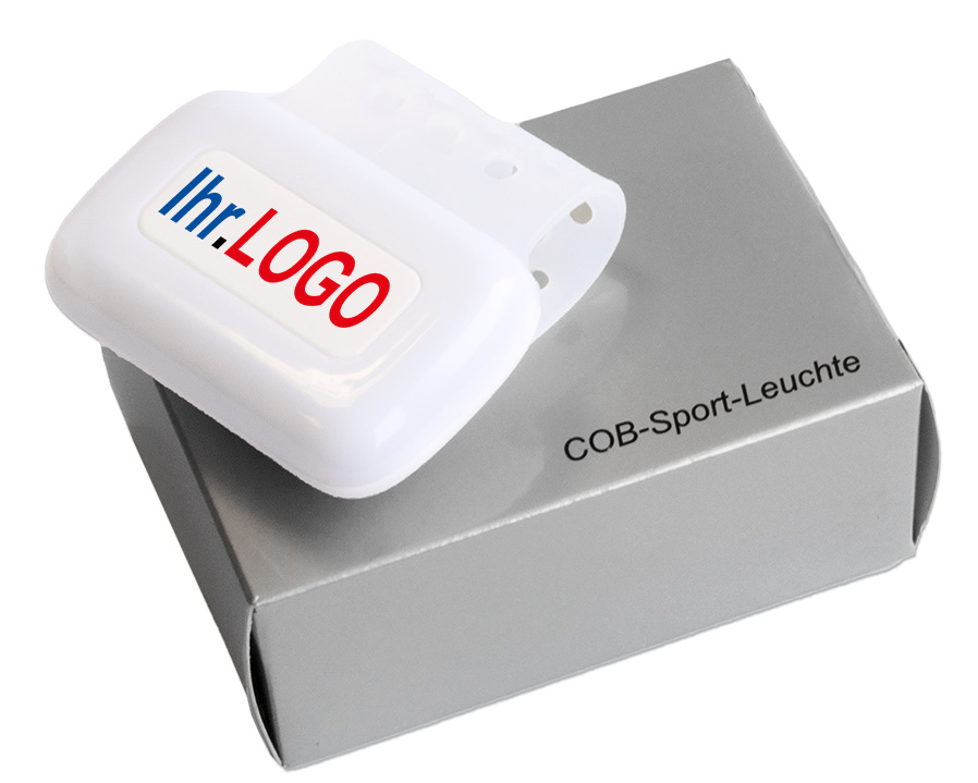 COB Sportlight rechargeable als bedrucktes Giveaway