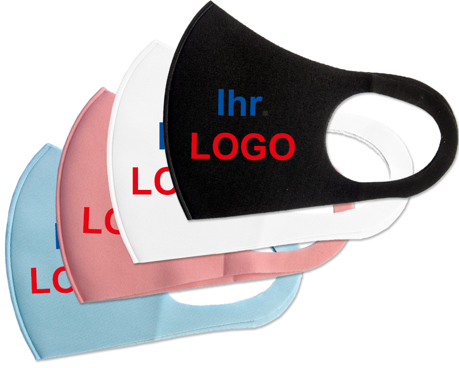 Mund-Nasen-Maske Deluxe mit Ihrem Logo