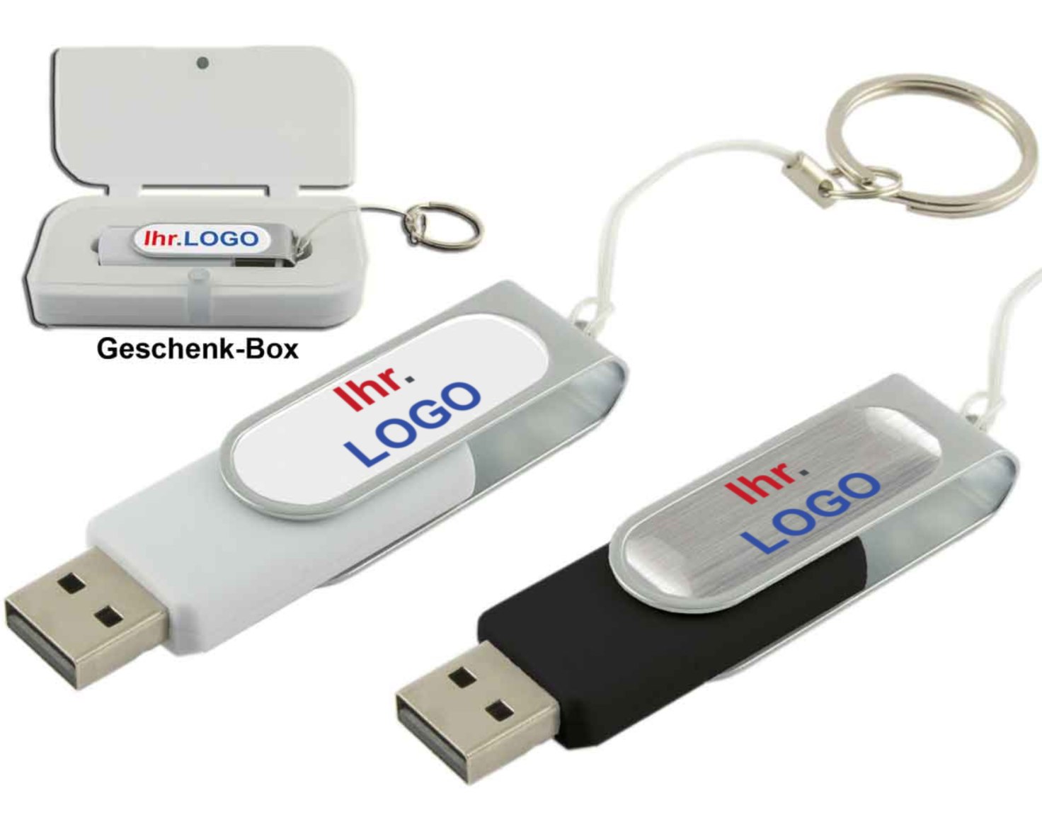 USB-Stick 16 GB bedruckt mit Logo